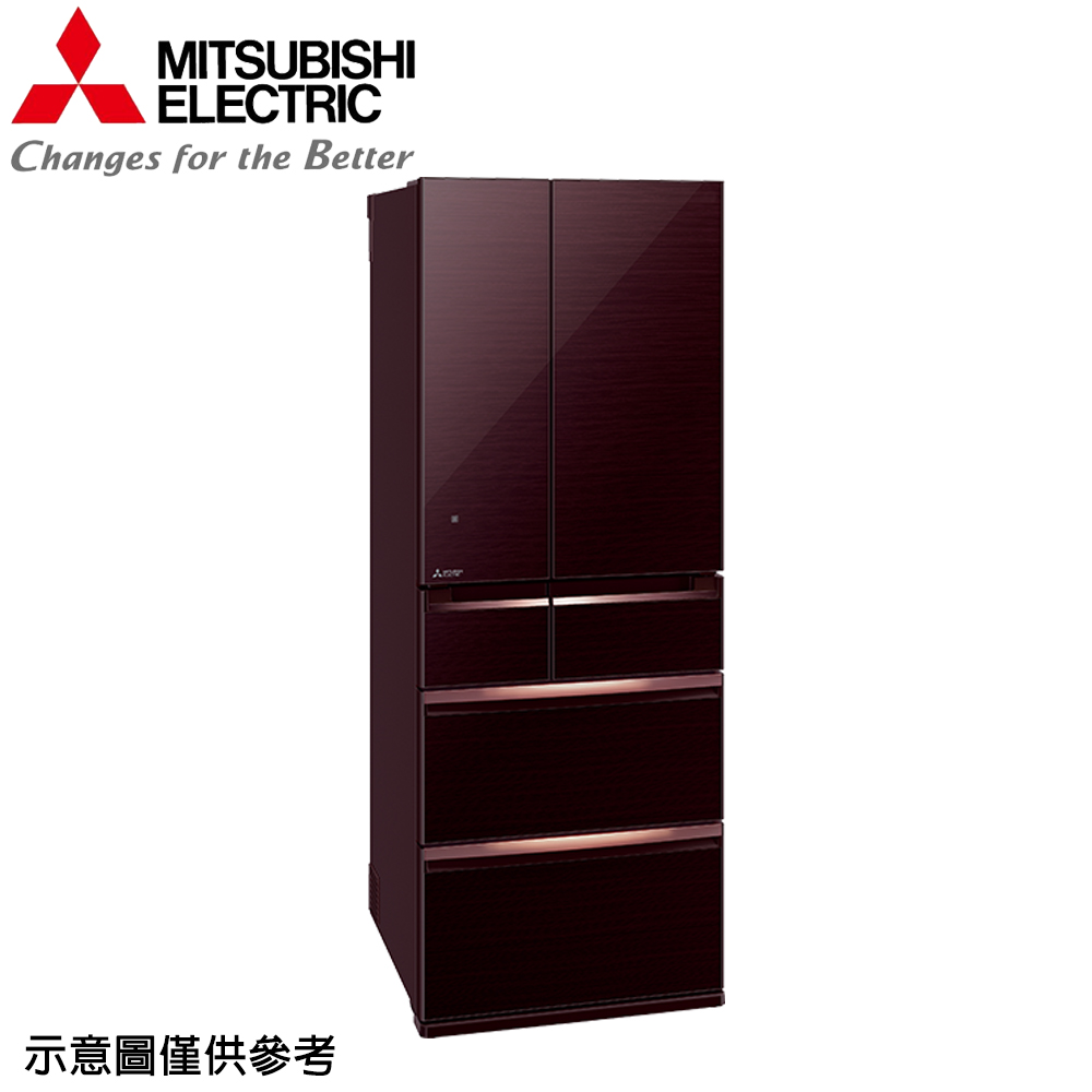 【mitsubishi 三菱】605公升日本原装变频六门冰箱mr-wx61c-p