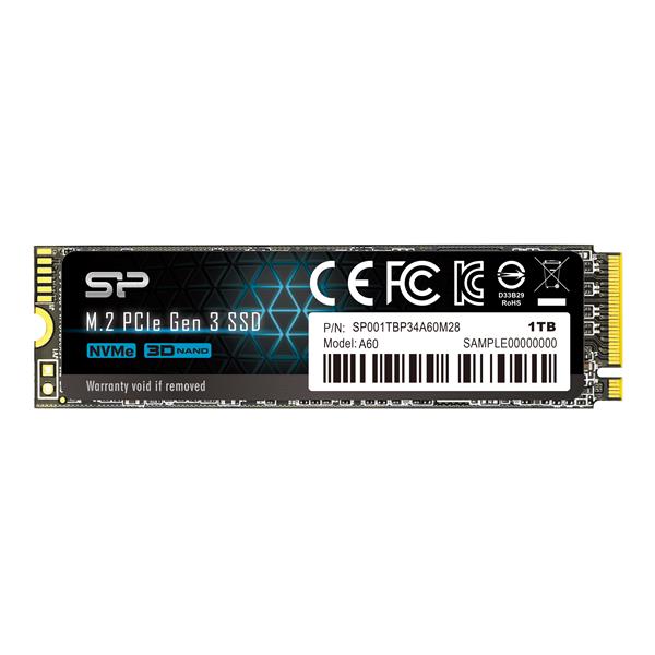 SP廣穎 P34A60 M.2 2280 NVMe PCIe Gen 3x4 1TB SSD 固態硬碟