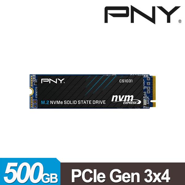 PNY CS1031 500GB M.2 2280 PCIe SSD