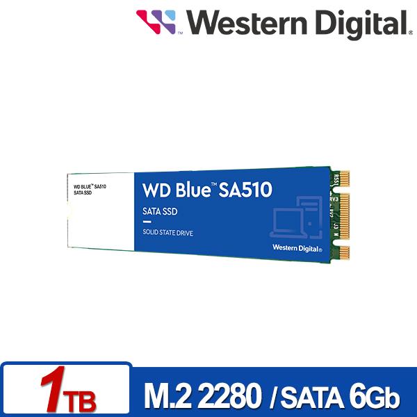 WD 藍標 SA510 1TB M.2 2280 SATA SSD