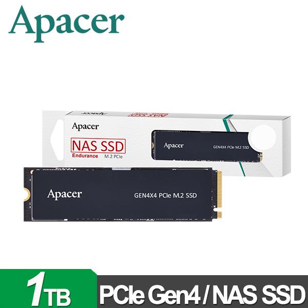 Apacer 宇瞻 PB4480 1TB M.2 PCIe 4.0 NAS專用SSD
