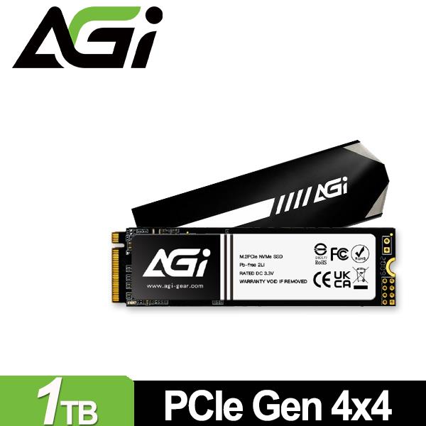 AGI 亞奇雷 AI818 1TB(鋁製散熱片) M.2 PCIe 4.0 SSD