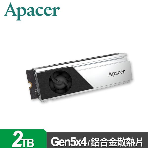 Apacer宇瞻 AS2280F4 2TB(散熱片) M.2 PCIe 5.0 SSD