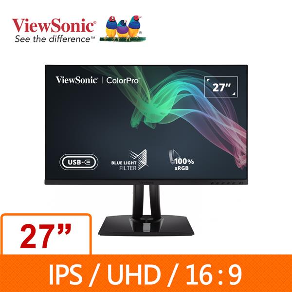 優派ViewSonic VP2756-4K 27吋IPS液晶顯示器