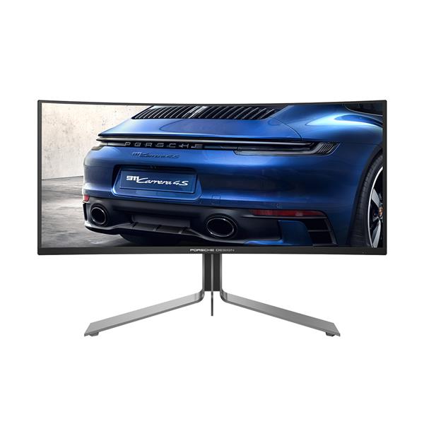 AOC 34型 PD34 PORSCHE DESIGN QD-OLED(21:9) 曲面電競液晶顯示器
