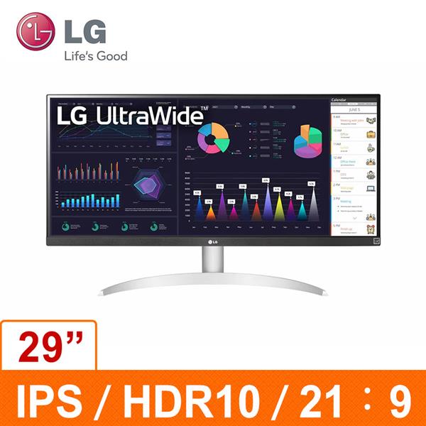 LG 29型 29WQ600-W 21:9 Full HD IPS 顯示器