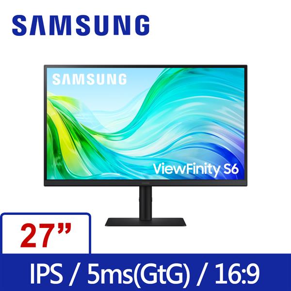 三星SAMSUNG 27型 S27F612EAC 2K QHD平面液晶顯示器