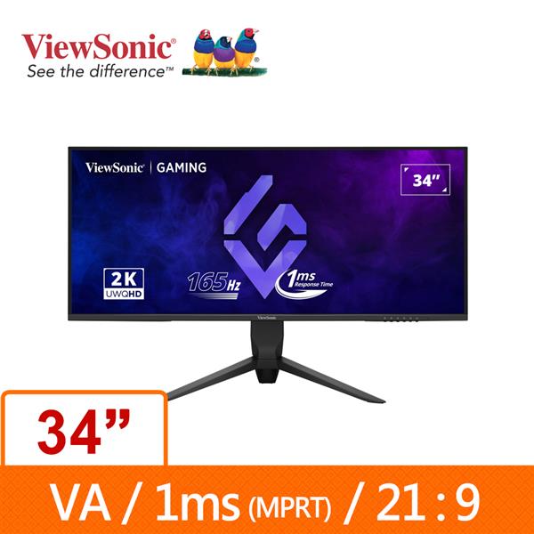 優派ViewSonic VX3480-2K-PRO 34吋UWQHD電競液晶顯示器